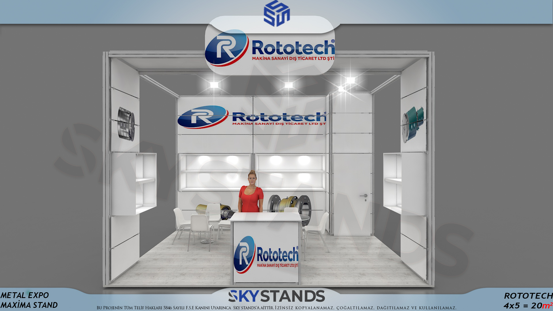 rototech maxima fuar stand tasarımı